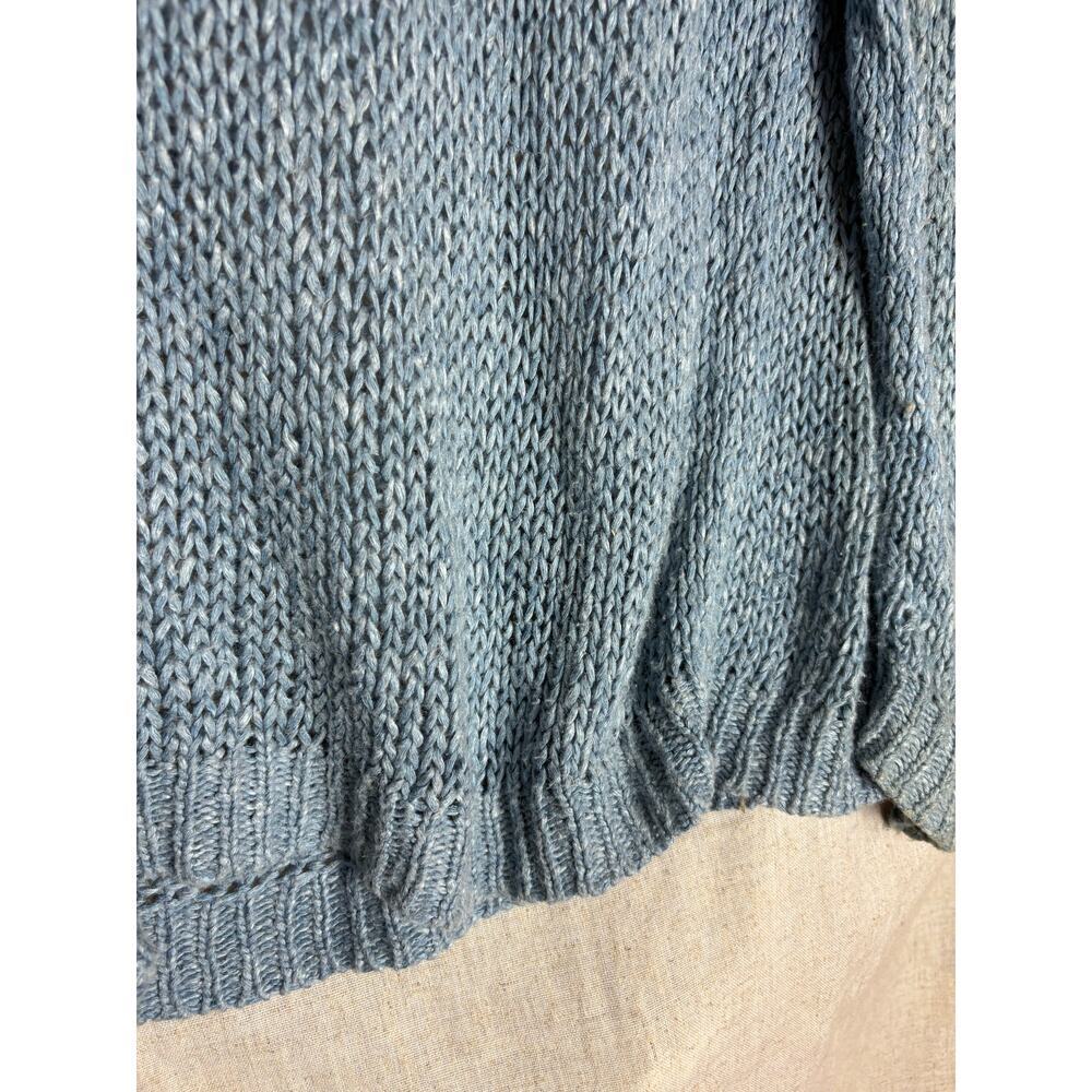 Jenni Kayne Silk Linen Blend Cabin Sweater in Faded Blue Sz. XS - Picture 10 of 10